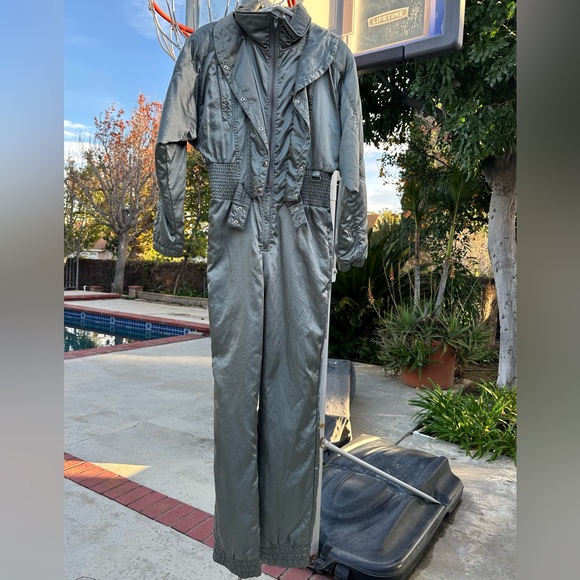 VINTAGE 90s NILS Snowsuit in Silver - Picture 2 of 10